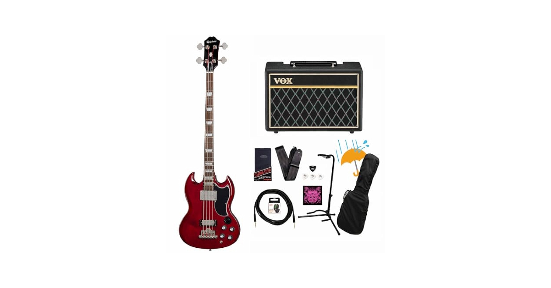 ベース Epiphone EB-2 Epiphone SG Bass Cherry (EB-3, 2-Pickup) <エピフォン>｜平野
